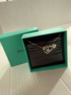 Unicorn Necklace Gift for Teen Girls Kid, Colorful Heart Pendant Initial Unicorn